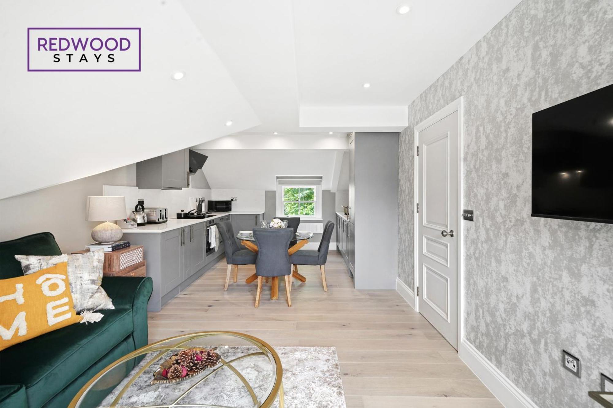 Top Quality 2 Bed 1 Bath Apartments For Contractors By Redwood Stays Reading Extérieur photo